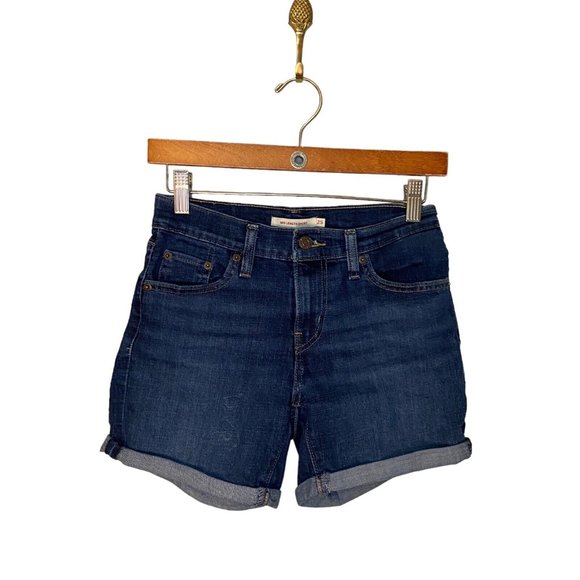 Levi's Mid Length Women Denim Shorts Women's Sz. W25 PC9-29964-0027 Summer - Picture 3 of 16
